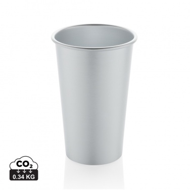 Logotrade promotional merchandise photo of: Alo RCS recycled aluminium lightweight cup 450ml